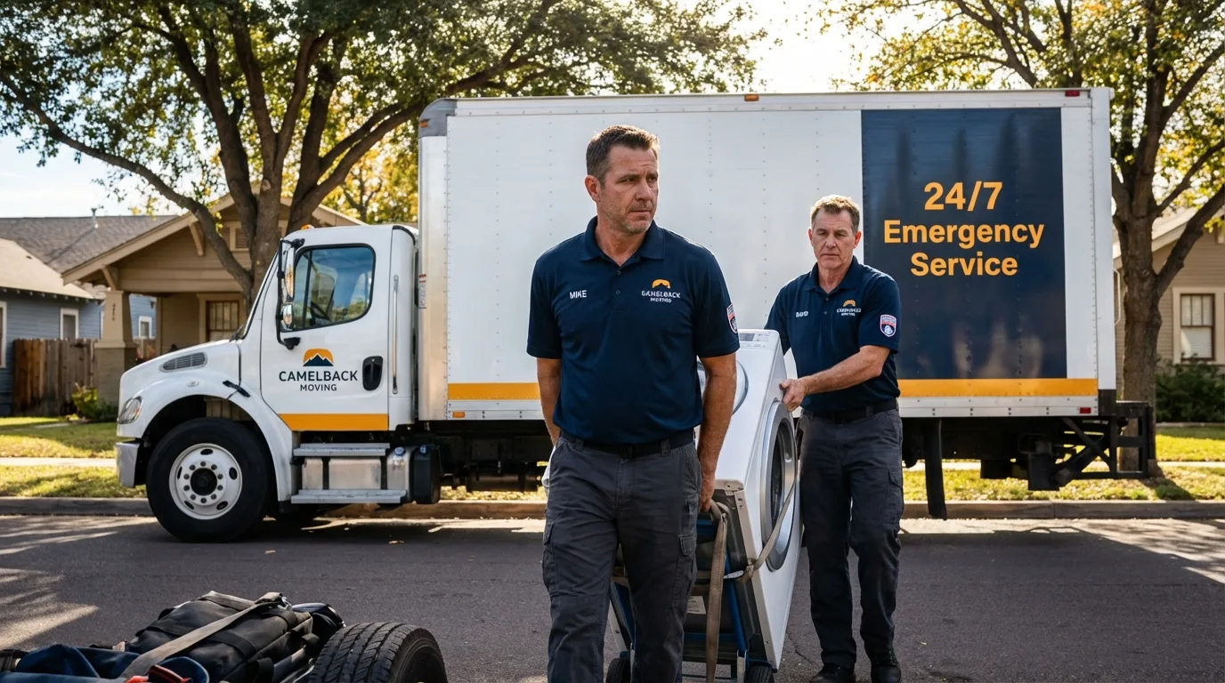 CamelBack Moving crew loading furniture in Newton, GA