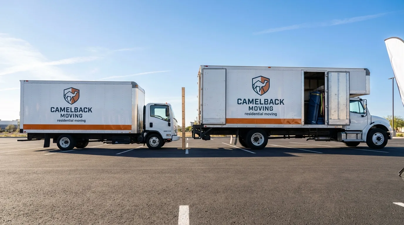 Moving truck size capacity guide in Newton